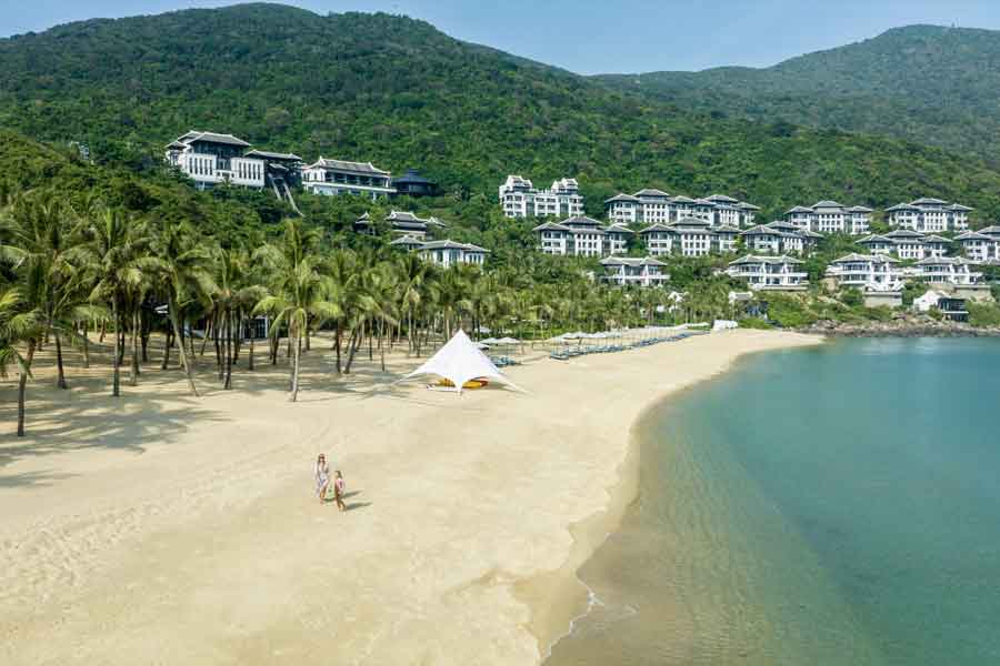 best beach resorts in vietnam for families intercontinental danang sun peninsula resort