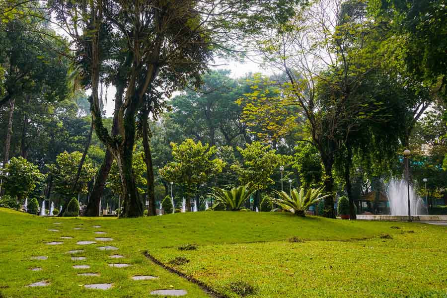 things to do for free in Vietnam tao dan park